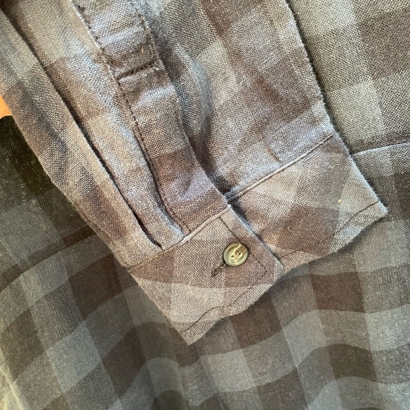 Sanctuary Blue Checked Wrap Dress - Picture 9 of 9